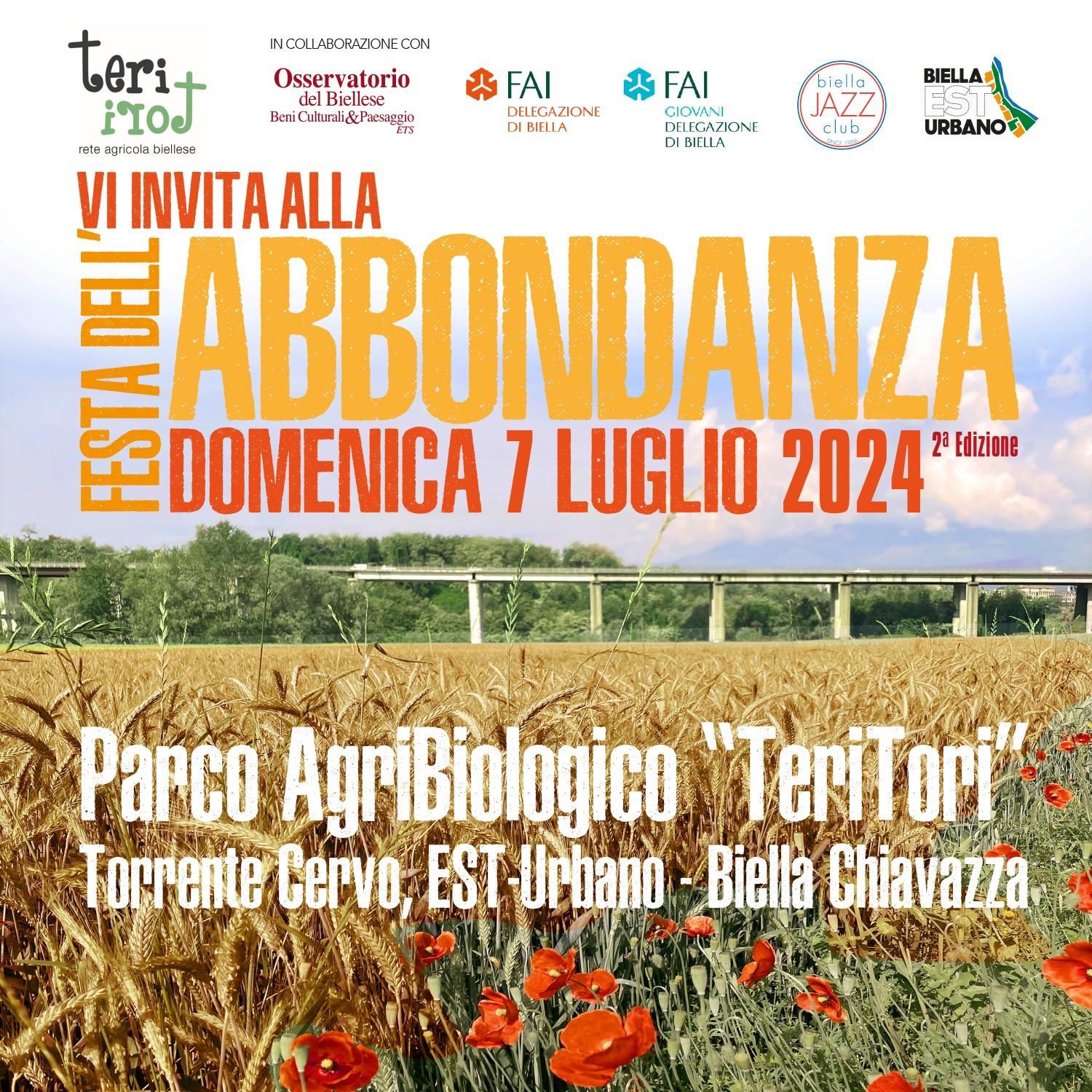 Parco AgriBiologico TeriTori
Domenica 7 luglio 2024