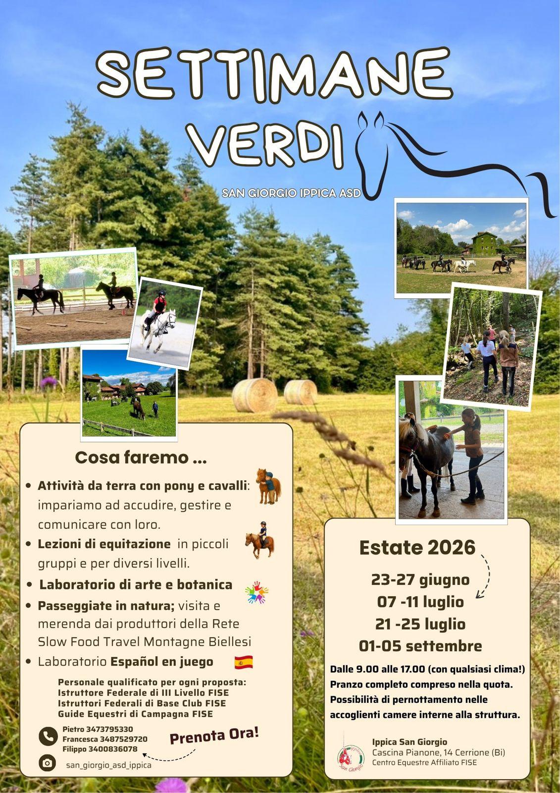 Settimane verdi ippica san giorgio